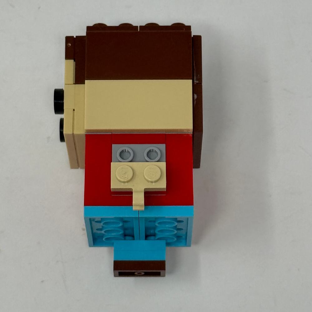 LEGO BrickHeadz Style Custom Figure Red Shirt Blue Pants Incomplete Build‎ - Picture 5 of 10